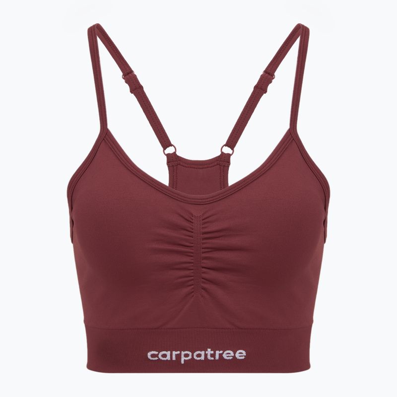 Reggiseno sportivo Carpatree Allure Seamless burgundy 7