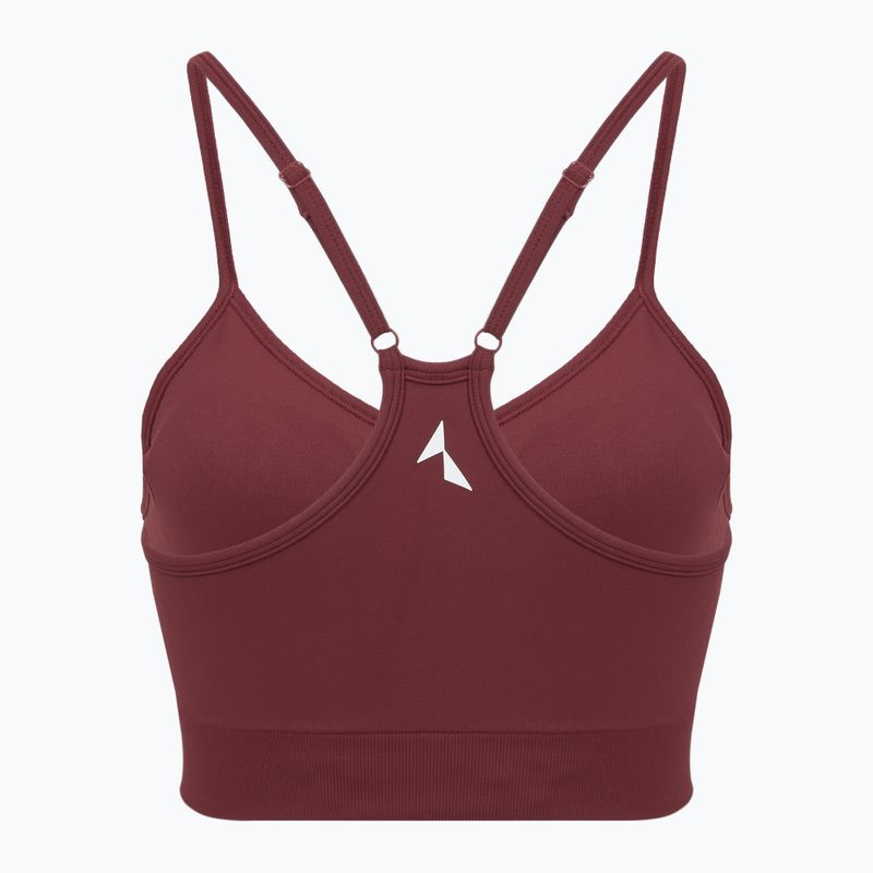 Reggiseno sportivo Carpatree Allure Seamless burgundy 8