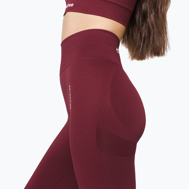 Leggings da allenamento da donna Carpatree Allure Seamless burgundy 4