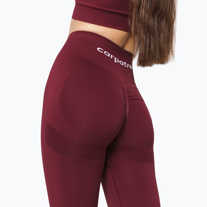 Leggings da allenamento da donna Carpatree Allure Seamless burgundy 5