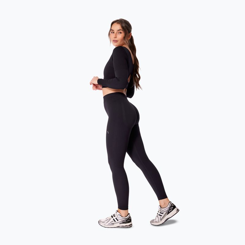Maglia a maniche lunghe da allenamento da donna Carpatree Eris Seamless orchid black 5
