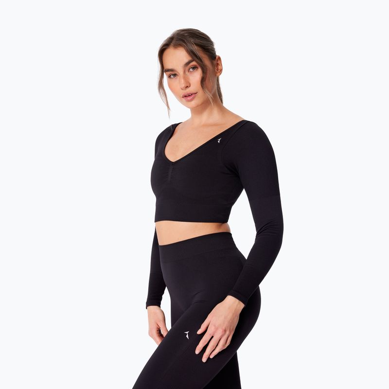 Maglia a maniche lunghe da allenamento da donna Carpatree Eris Seamless orchid black 6