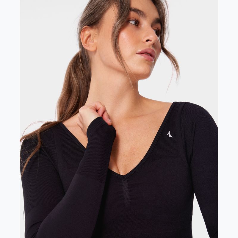 Maglia a maniche lunghe da allenamento da donna Carpatree Eris Seamless orchid black 7