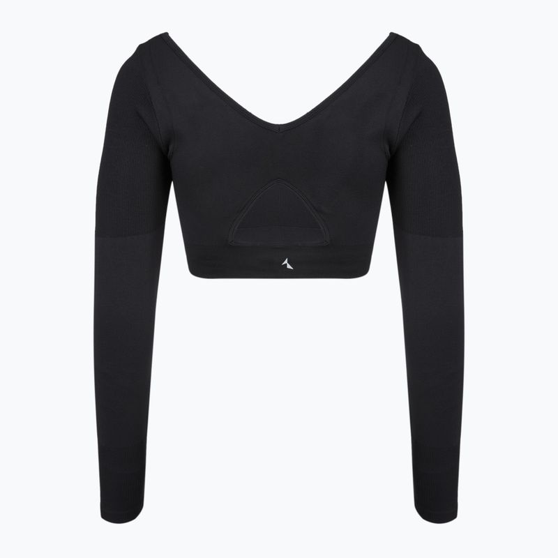 Maglia a maniche lunghe da allenamento da donna Carpatree Eris Seamless orchid black 11