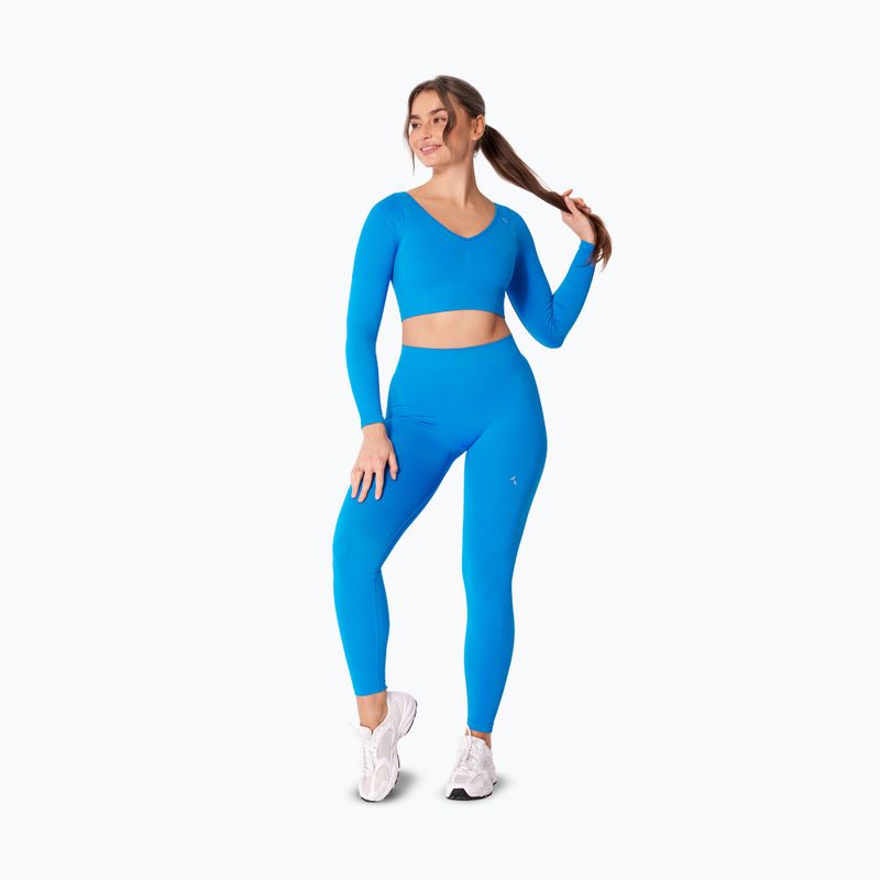 Leggings da allenamento da donna Carpatree Eris Seamless electric blue 2