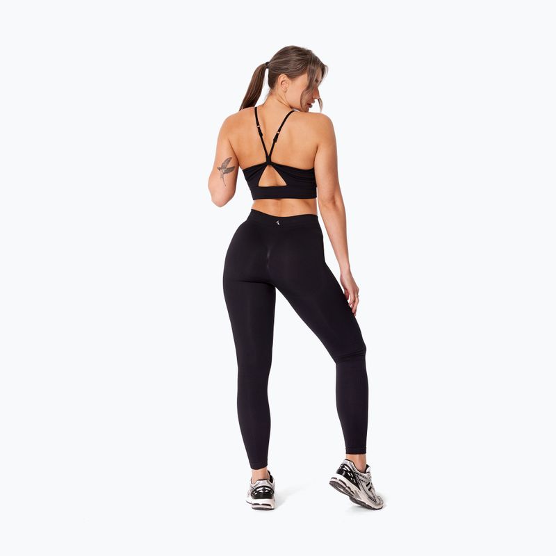 Leggings da allenamento da donna Carpatree Eris Seamless black/orchid 4