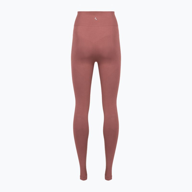 Leggings da allenamento da donna Carpatree Dopamine Buzz Seamless rose/brown 7