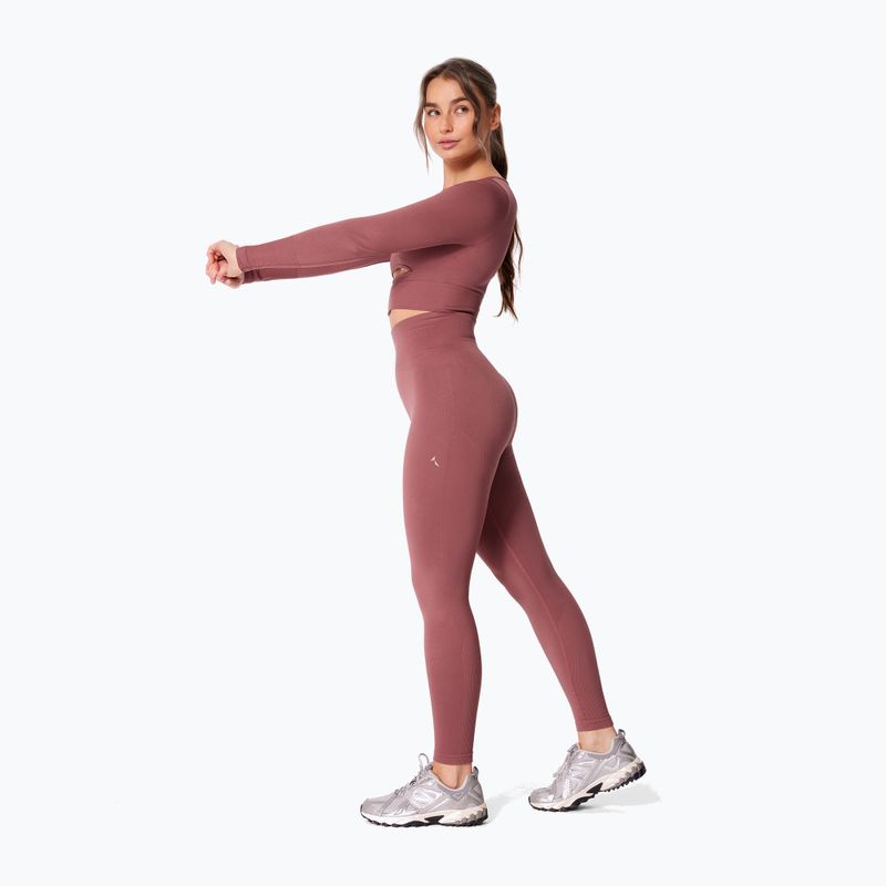 Leggings da allenamento da donna Carpatree Dopamine Buzz Seamless rose/brown 2