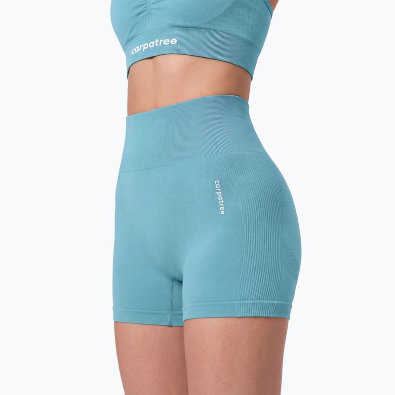 Pantaloncini da allenamento da donna Carpatree Allure Seamless milky blue 2