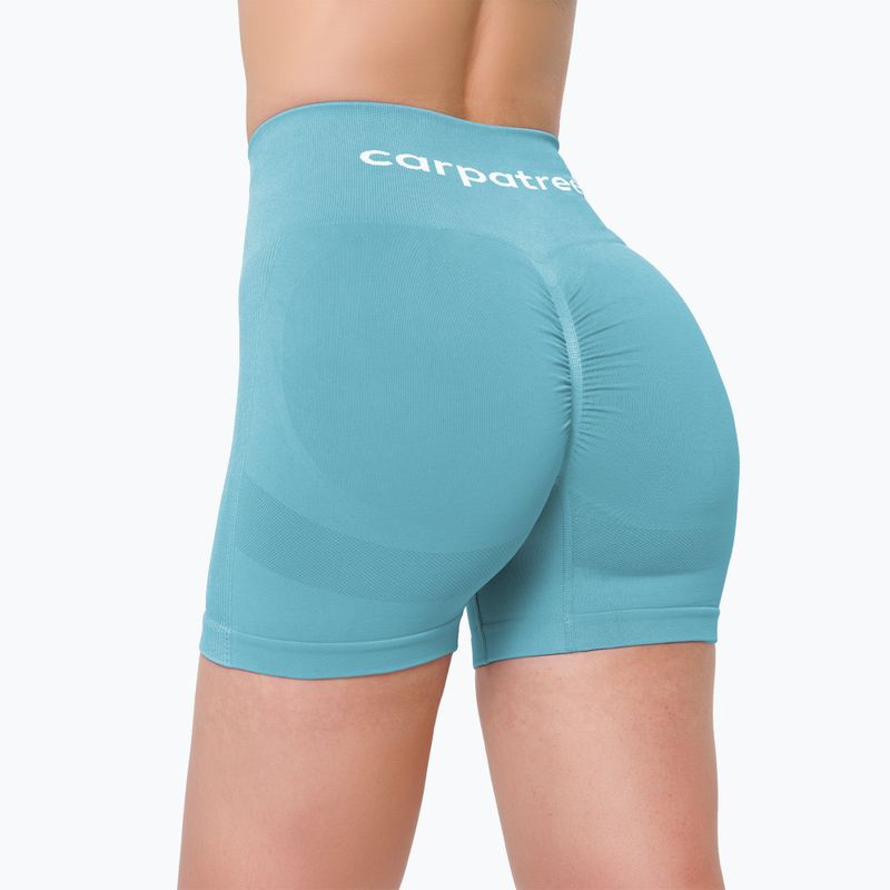 Pantaloncini da allenamento da donna Carpatree Allure Seamless milky blue 3