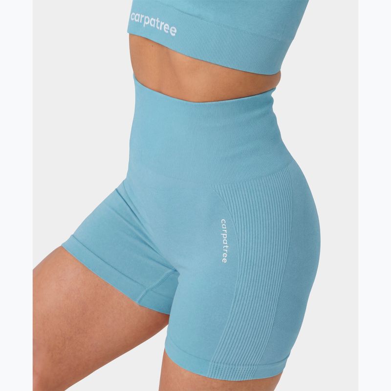 Pantaloncini da allenamento da donna Carpatree Allure Seamless milky blue 4