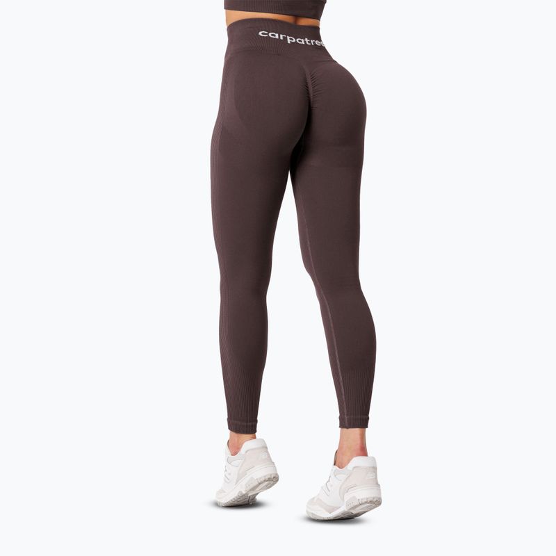 Leggings da allenamento da donna Carpatree Allure Seamless berry brown 5