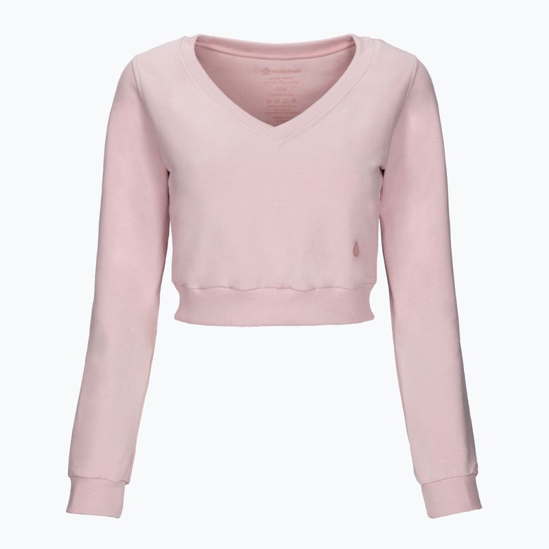 Felpa yoga donna Moonholi MOONDUST Crop Top rosa 211