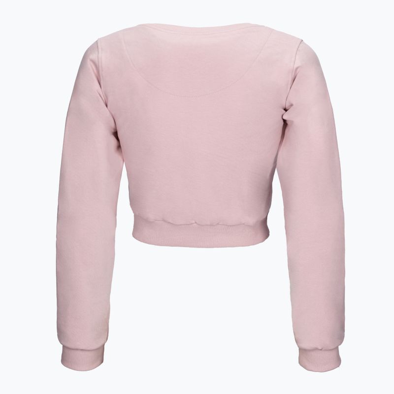 Felpa yoga donna Moonholi MOONDUST Crop Top rosa 211 2