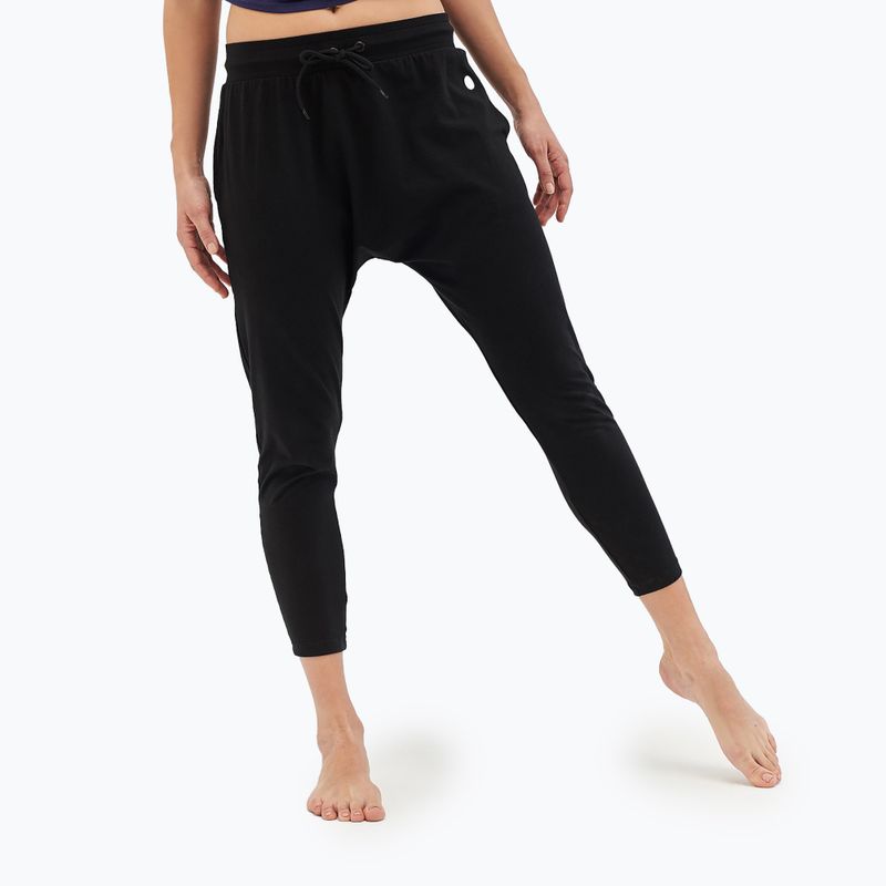 Moonholi Cosmic Cropped Track Yoga Pants donna nero 219
