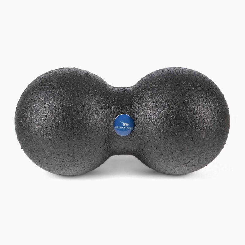 Yakimasport Duoball palla da massaggio nera 2