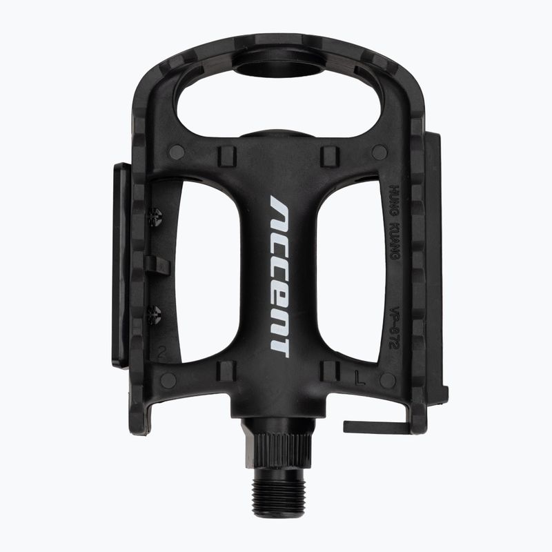Pedali per bicicletta ACCENT Range nero 4