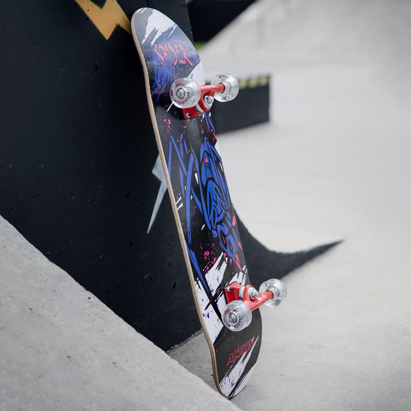 Skateboard classico Mechanics Spider 31 blu 8