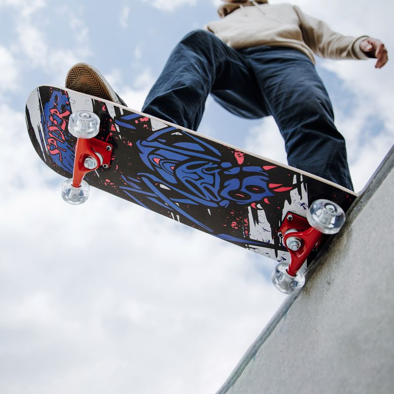 Skateboard classico Mechanics Spider 31 blu 11