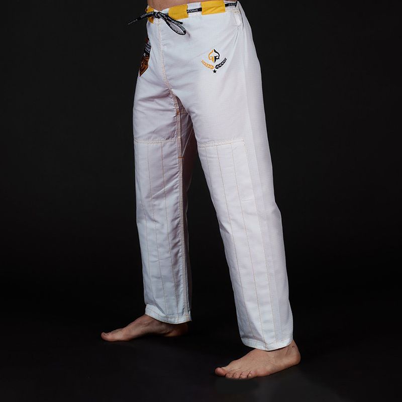 GI per il Brazilian jiu-jitsu da uomo Ground Game Champion 2.0 bianco 6