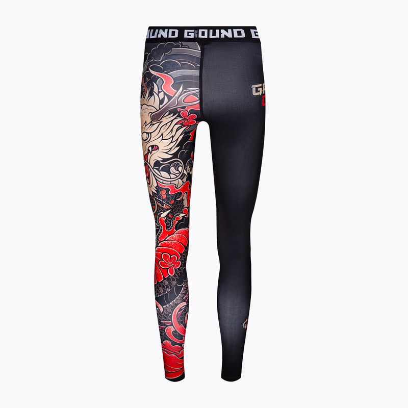 Ground Game Yokai 2.0, leggings da allenamento da uomo, nero 2