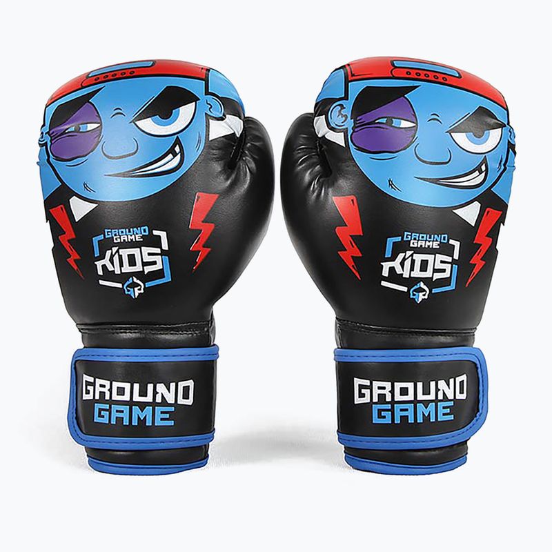 Guanti da boxe per bambini Ground Game Prodigy nero/multi 6