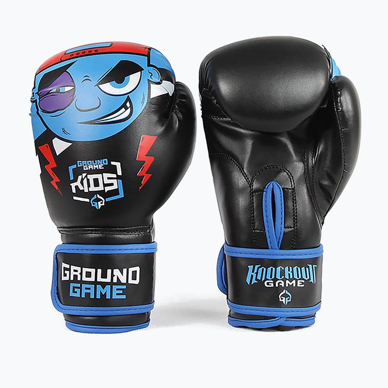 Guanti da boxe per bambini Ground Game Prodigy nero/multi 8