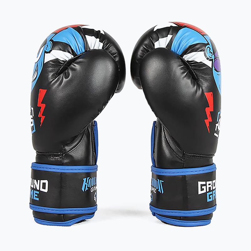 Guanti da boxe per bambini Ground Game Prodigy nero/multi 9
