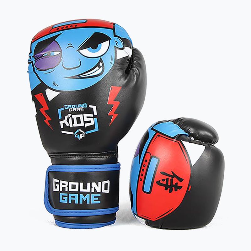Guanti da boxe per bambini Ground Game Prodigy nero/multi 10