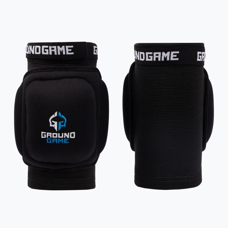 Ground Game Muay Thai Knockout Protezioni per ginocchia nero