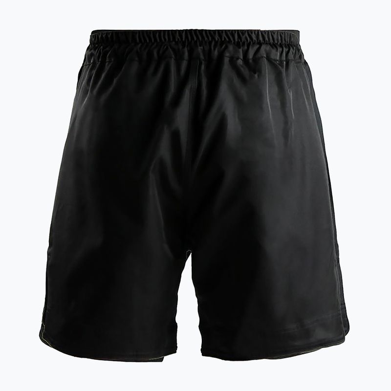 Pantaloncini da allenamento Ground Game MMA Athletic Gold da uomo nero/oro 3