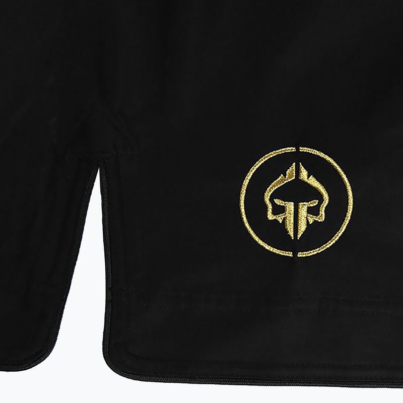 Pantaloncini da allenamento Ground Game MMA Athletic Gold da uomo nero/oro 6
