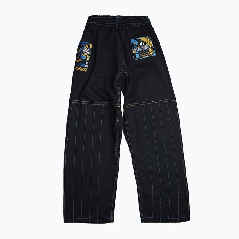 GI per bambini Brazilian jiu-jitsu Ground Game Junior 3.0 nero 2