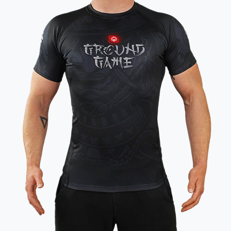 Ground Game Samurai 2.0, rashguard da uomo nero/multi