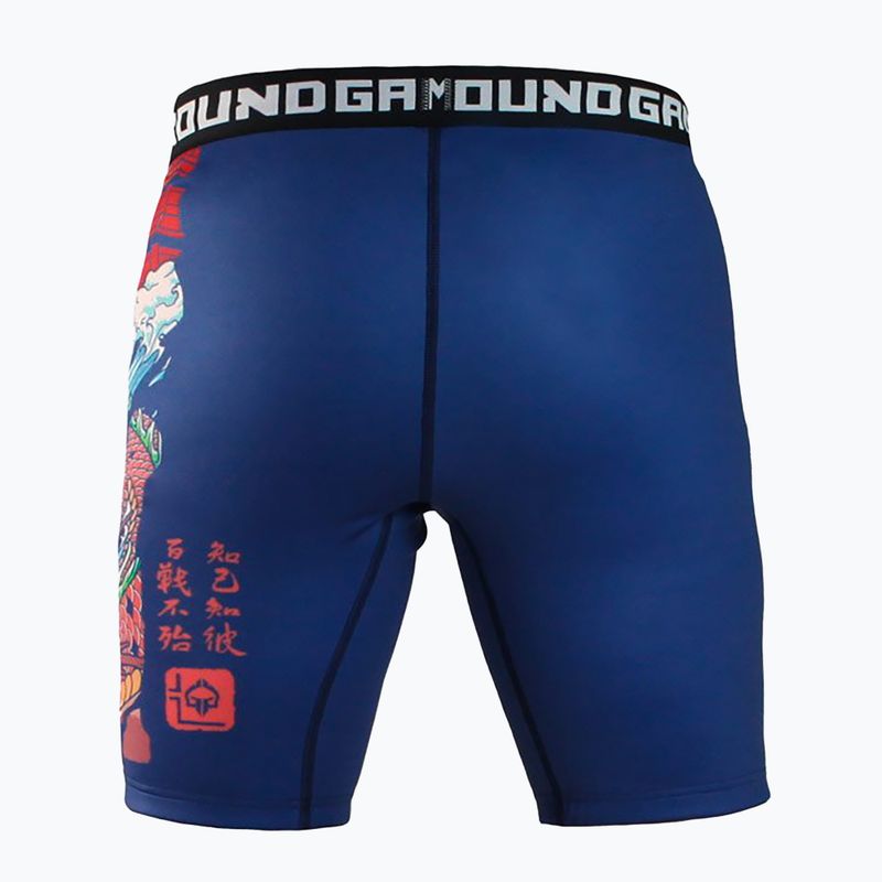 Pantaloncini da allenamento Ground Game Vale Tudo Tatakai da uomo, blu 4