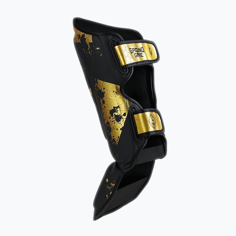 Ground Game Cage Gold protezioni per tibia nero/oro 3
