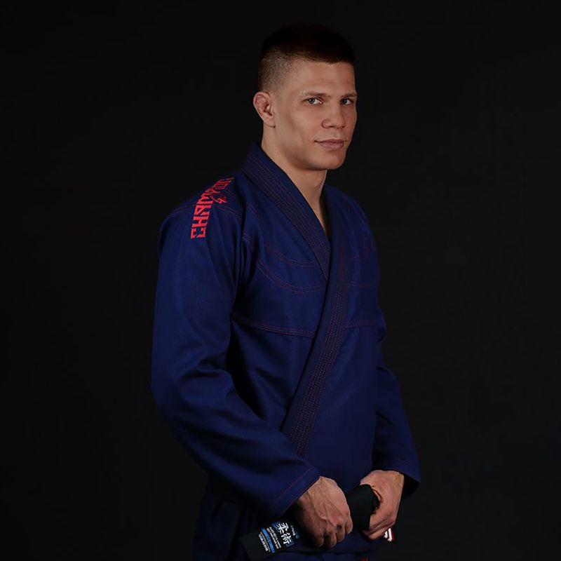 GI per il Brazilian jiu-jitsu Ground Game Champion 2.0 da uomo blu navy 5