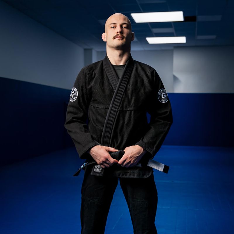GI per Brazilian jiu-jitsu uomo Ground Game Gamer nero 4