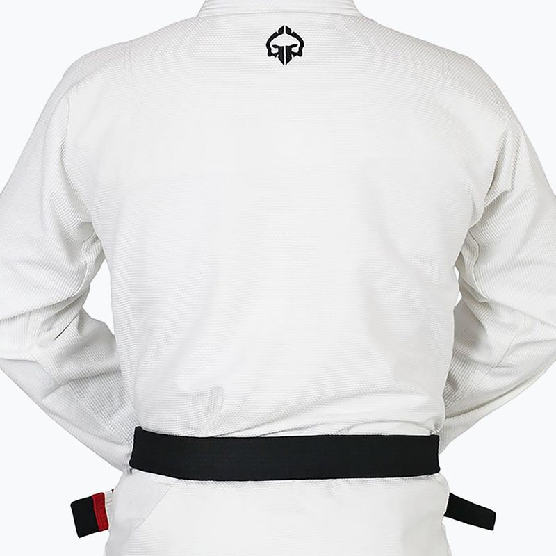 GI per il gioco di jiu-jitsu brasiliano da uomo Ground Game Gamer bianco 3