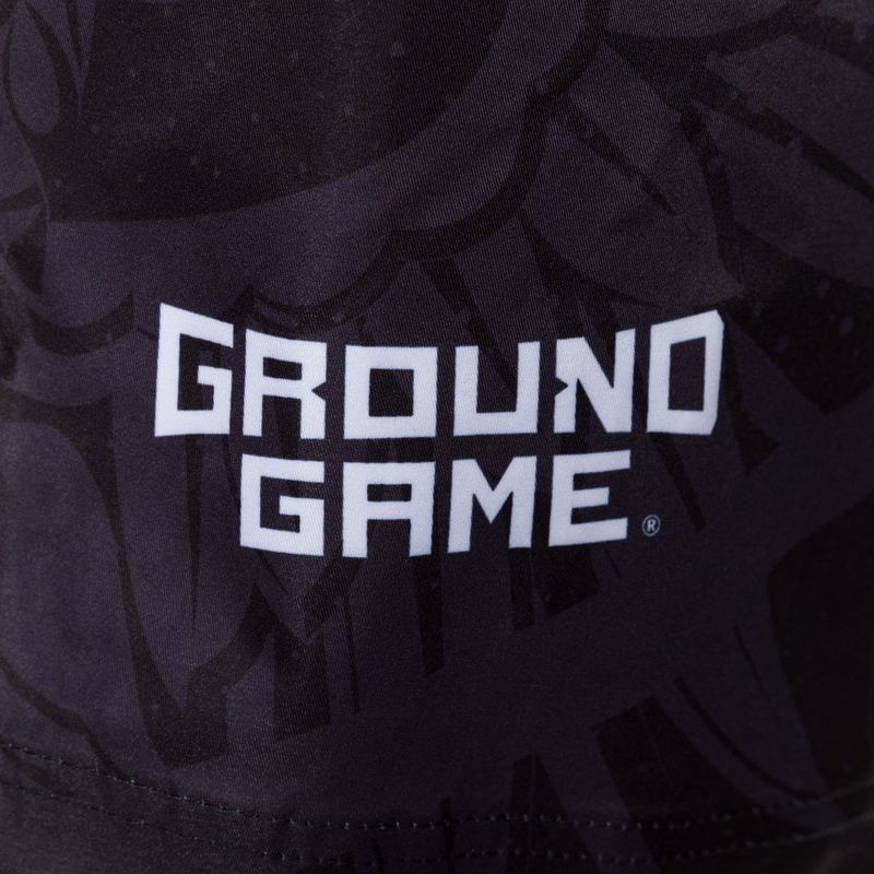 Pantaloncini da allenamento Ground Game MMA Poland da uomo, nero 3