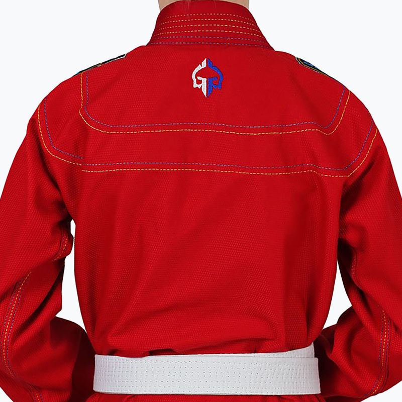 GI per bambini Brazilian jiu-jitsu Ground Game Junior 3.0 rosso 3