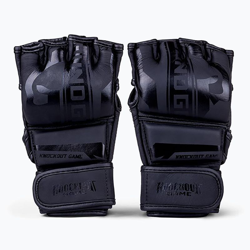 Guanti da MMA Ground Game MMA Stripe Nero Nero 2
