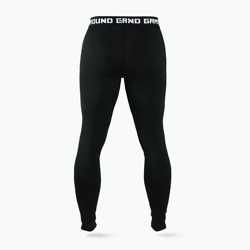 Ground Game Athletic 3.0 leggings da allenamento da uomo nero 3