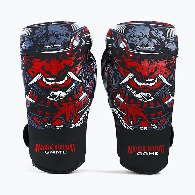 Guanti da boxe Ground Game Samurai neri 4