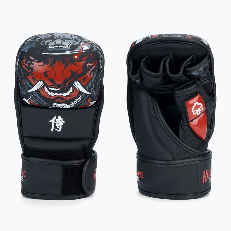Guanti da sparring Ground Game MMA Samurai neri 3