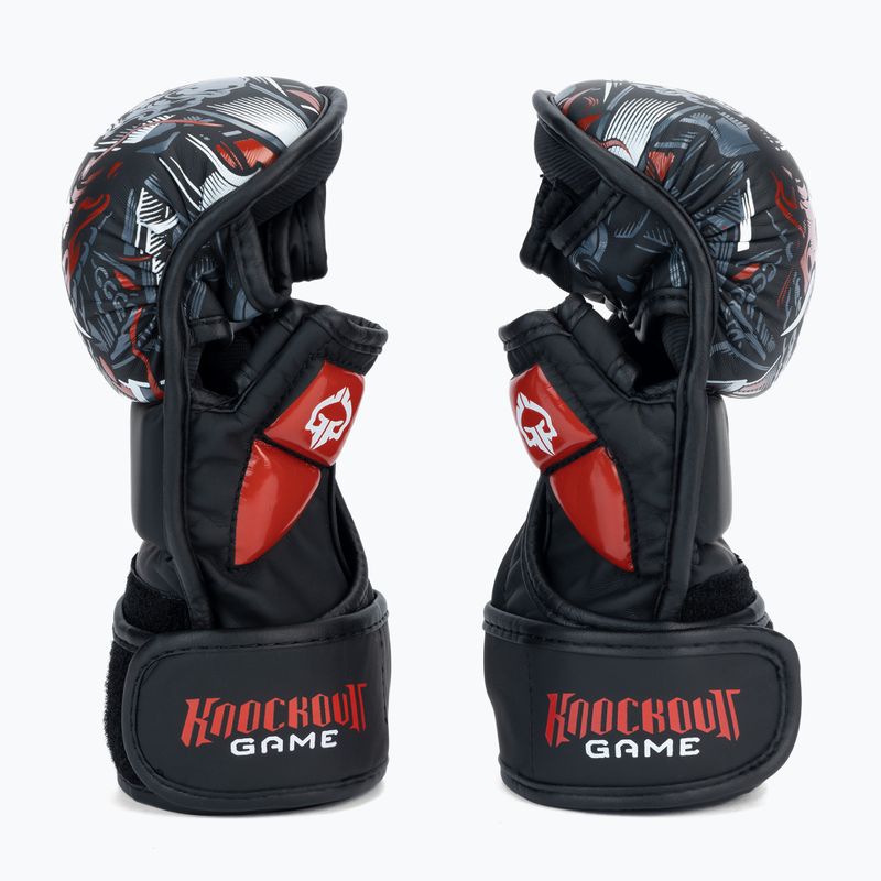 Guanti da sparring Ground Game MMA Samurai neri 4