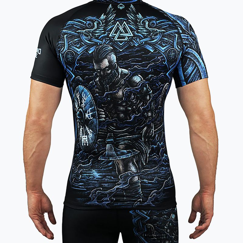 Ground Game Viking Rashguard da uomo nero/blu 3
