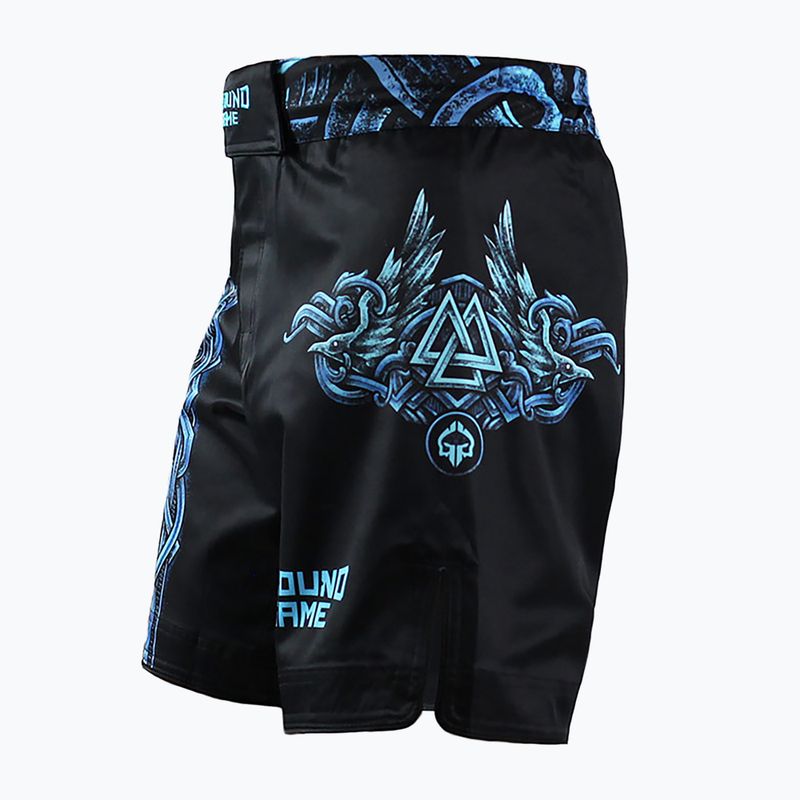 Pantaloncini da allenamento Ground Game MMA da uomo Viking nero 4