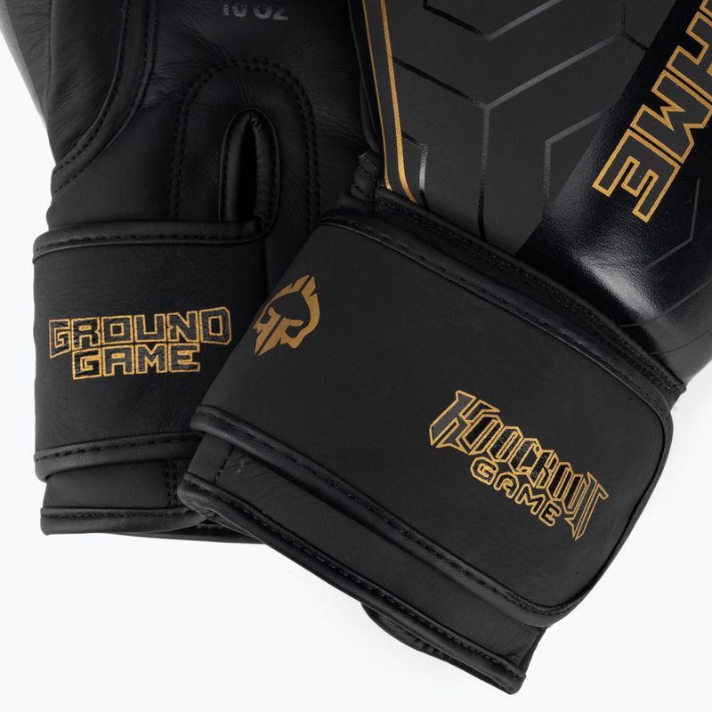 Guanti da boxe Ground Game Equinox nero/oro 5