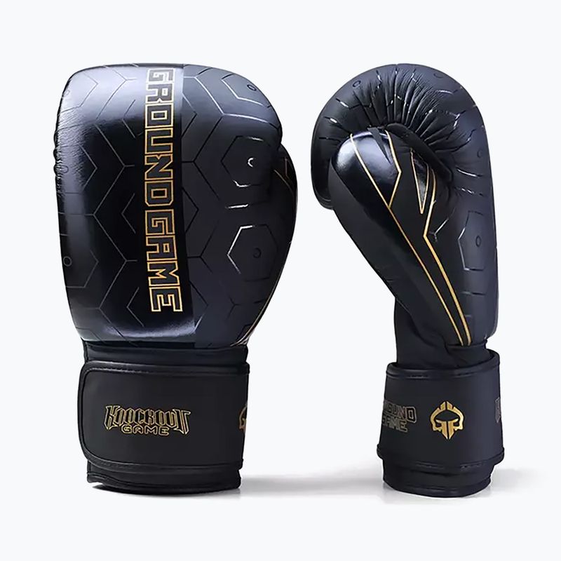 Guanti da boxe Ground Game Equinox nero/oro 7